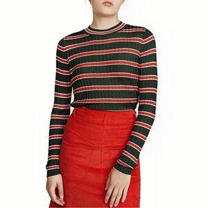 ▪️Scotch & Soda Ribbed Striped Pullover Sweater Top